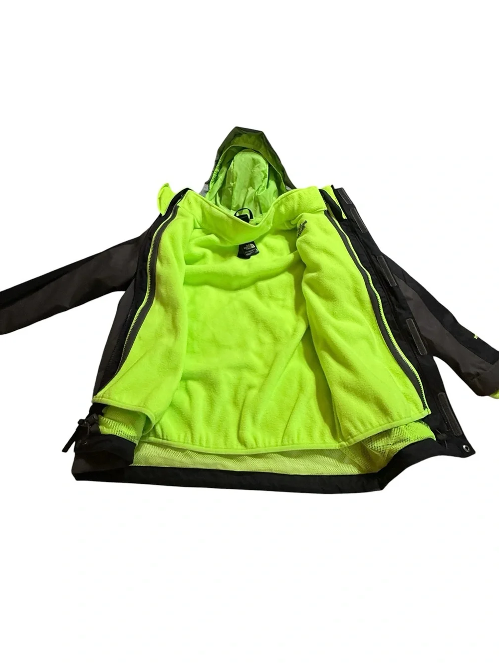 The North Face Boys Vortex Triclimate 3-in-1 Jacket Medium 10/12 HyVent Gray